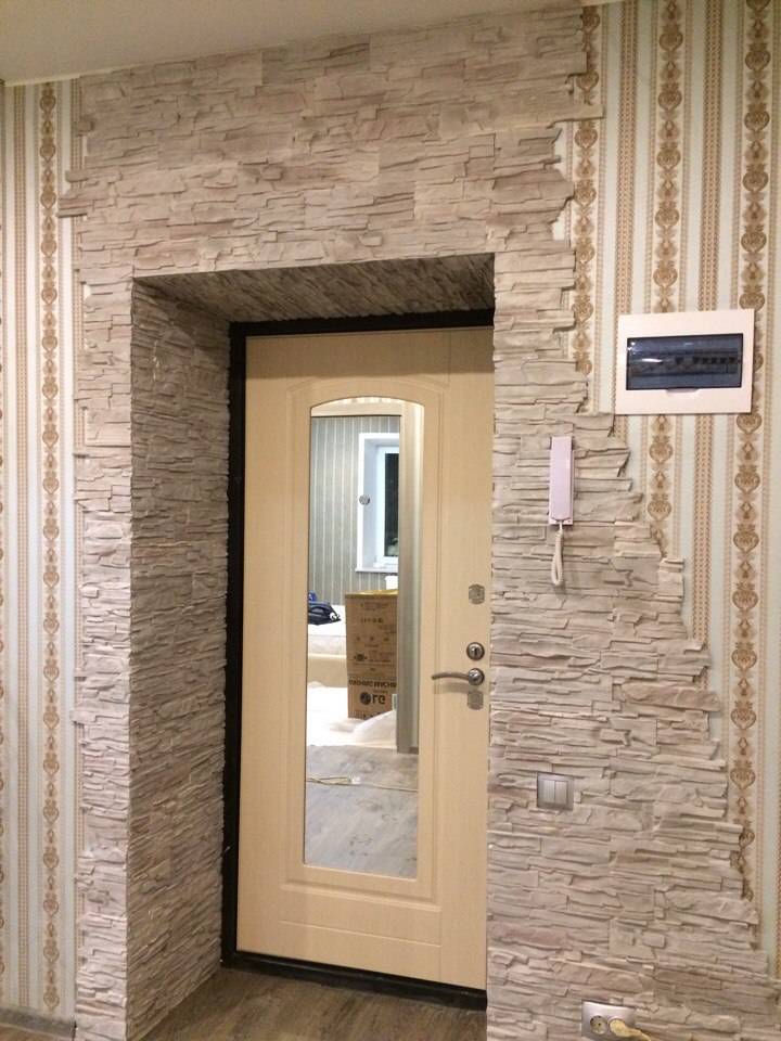 Отделка Дверного Проема Камнем