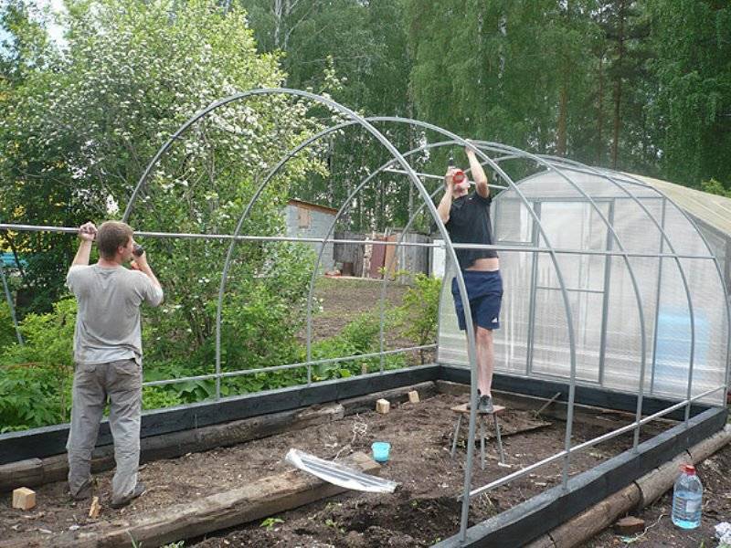 Как правильно натянуть плёнку на теплицу: особенности закрепления, пошаговая инструкция монтажа своими руками