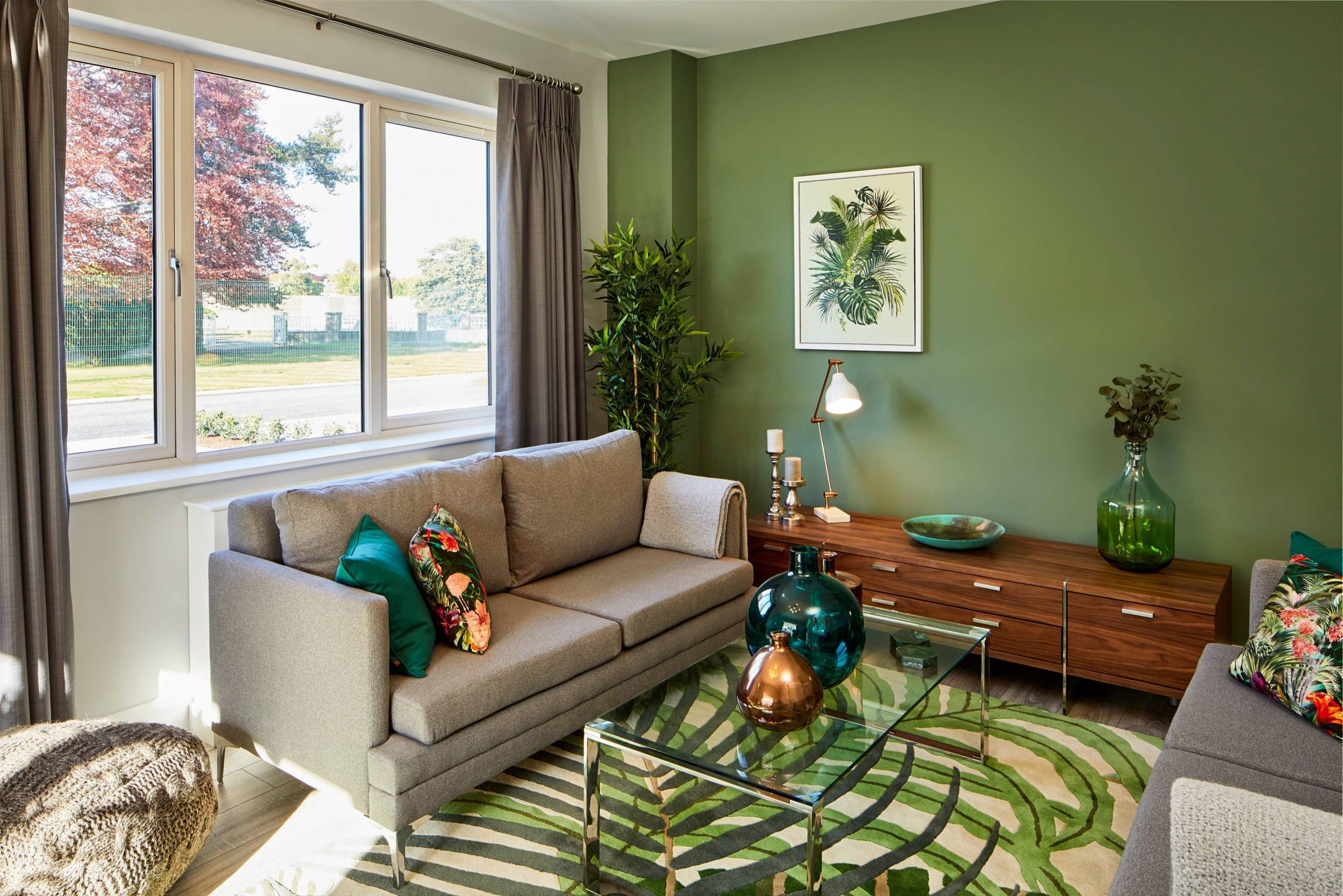 Мебель зеленого цвета в интерьере фото