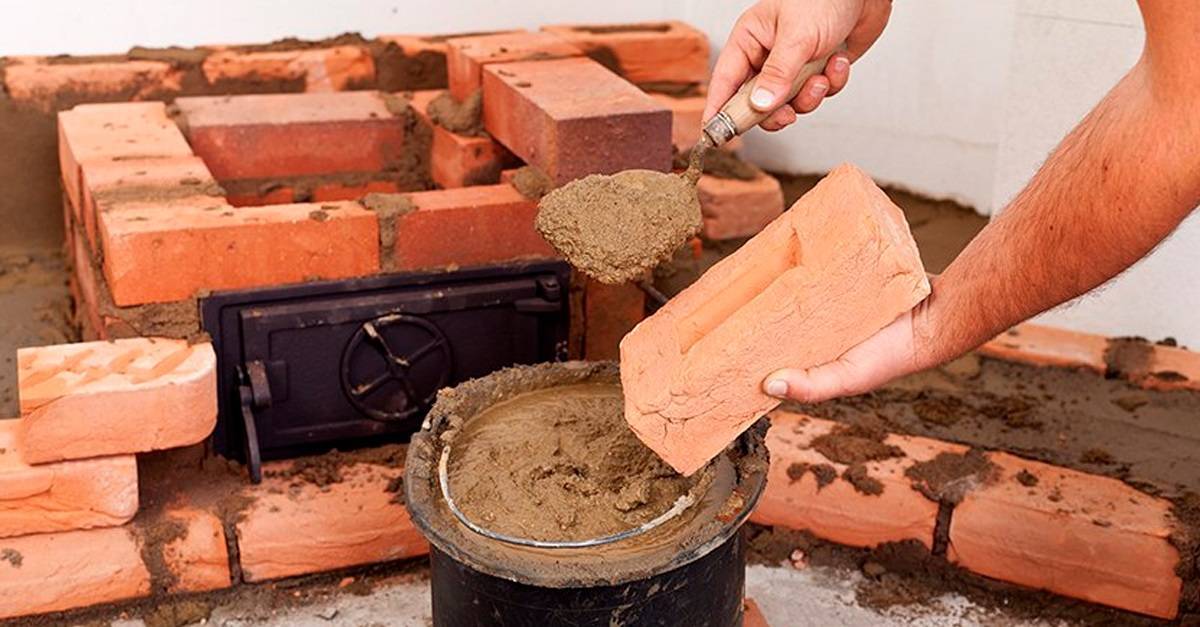 Как сделать раствор из глины для кладки печи все про растворы инструкции
