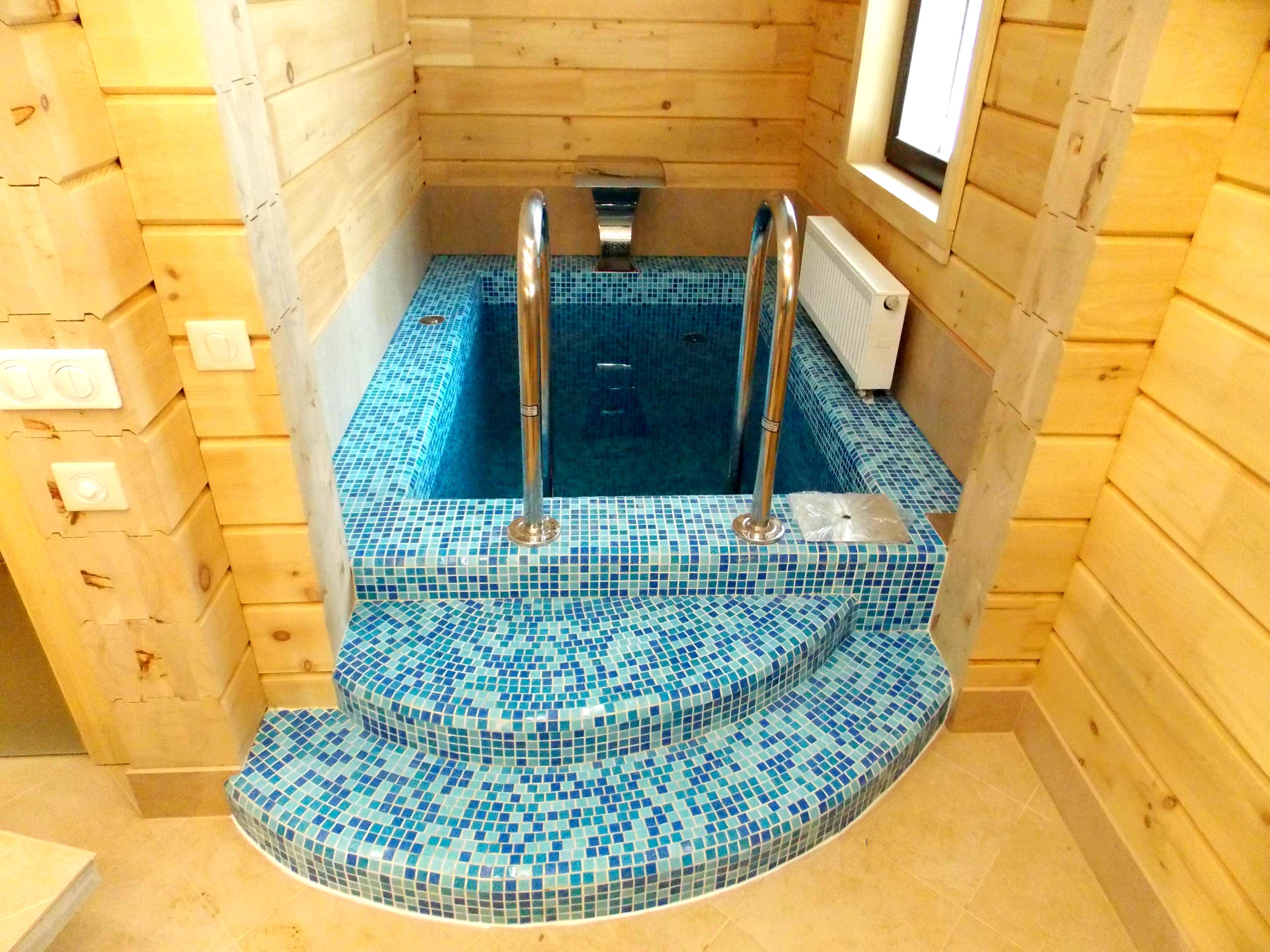Бассейн в бане своими руками: как построить и сделать маленький мини бассейн, устройство небольшого бассейна из пластика в сауне