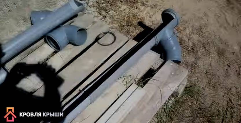 Водосток своими руками из канализационных труб :: syl.ru