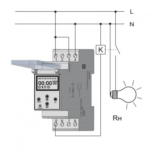Принцип работы и схема подключения реле времени