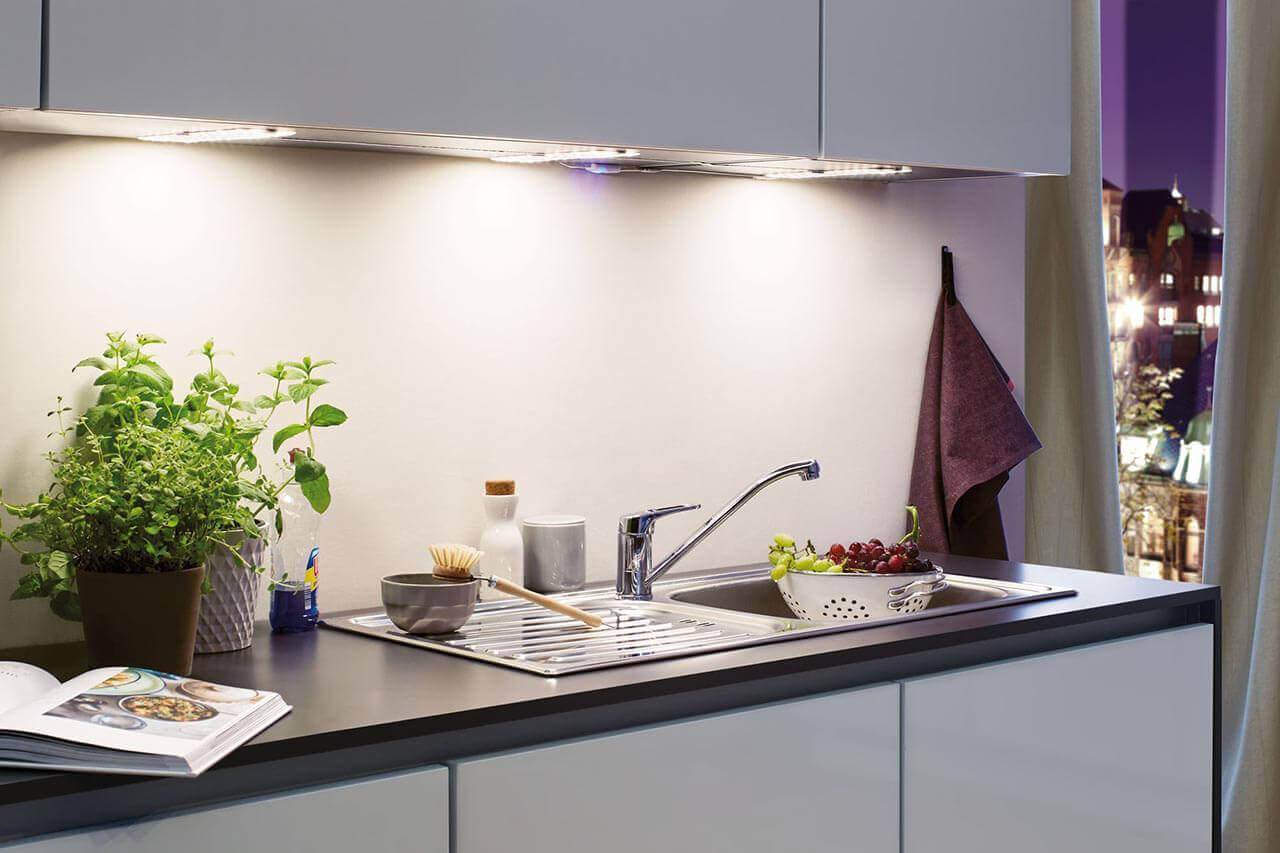 Подсветка рабочей зоны на кухне - 86 фото и дизайнерских идей