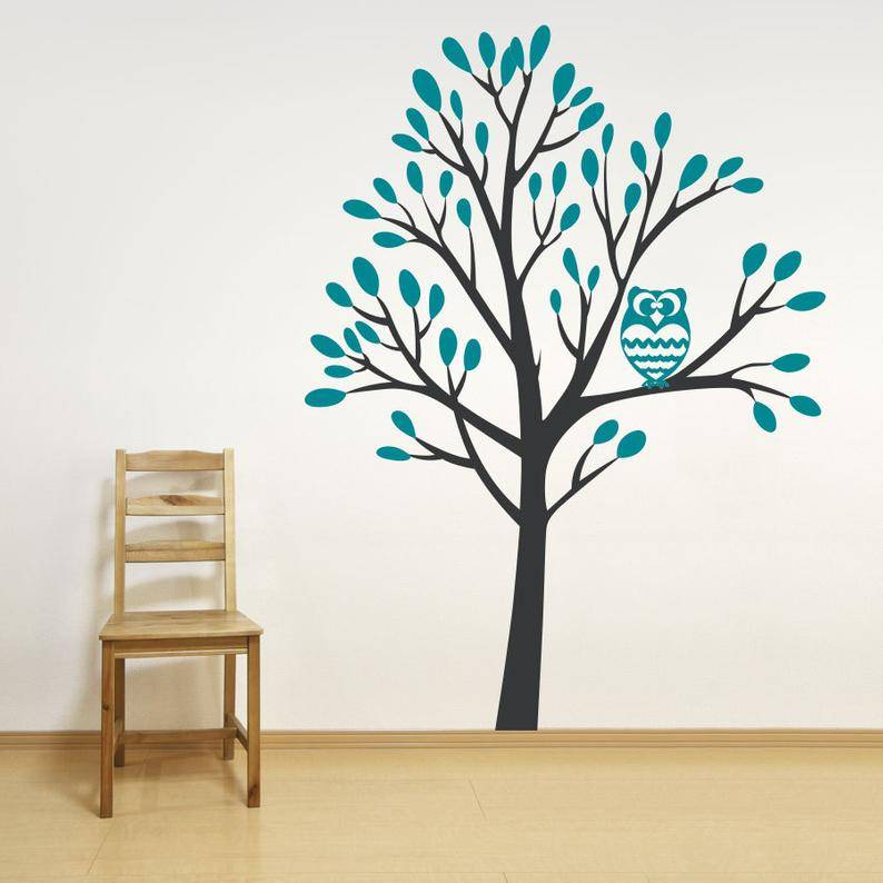 Декоративное дерево на стене своими руками (фото)