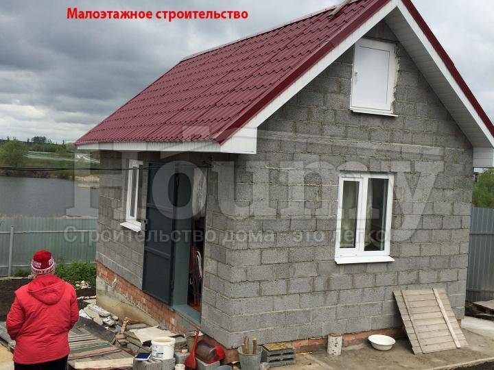 Как построить баню из керамзитоблоков своими руками