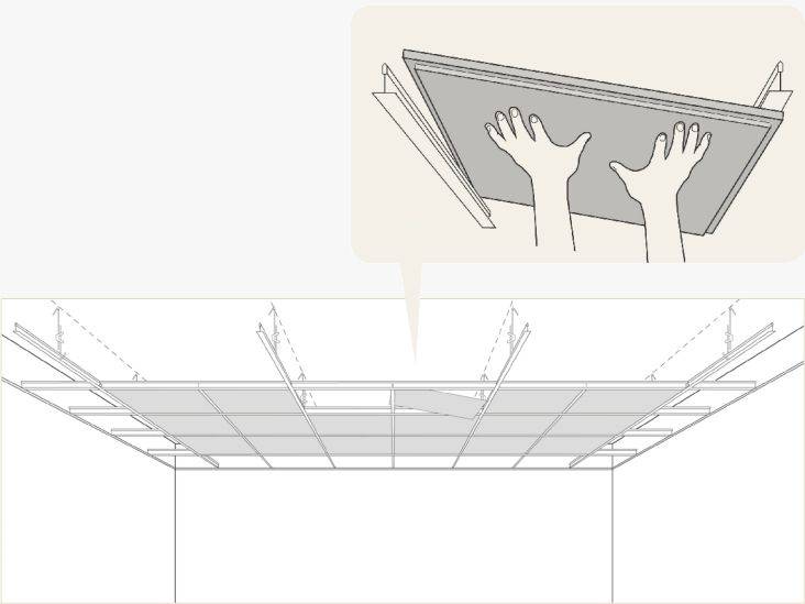 Как установить потолок армстронг своими руками — подробная инструкция