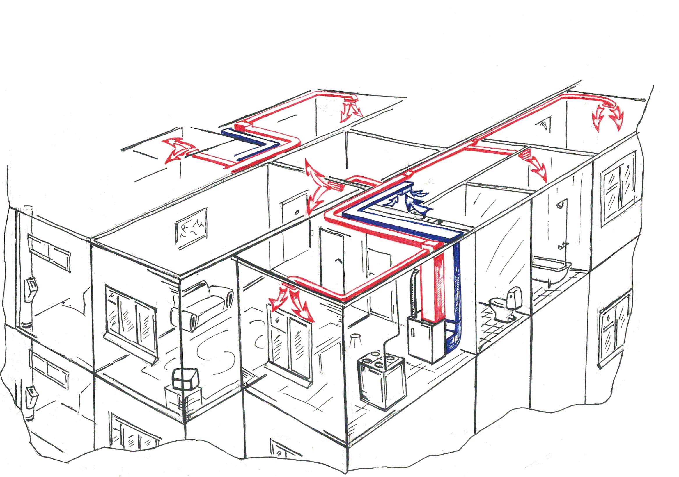 Вентиляция в панельном доме - обзор и устройство