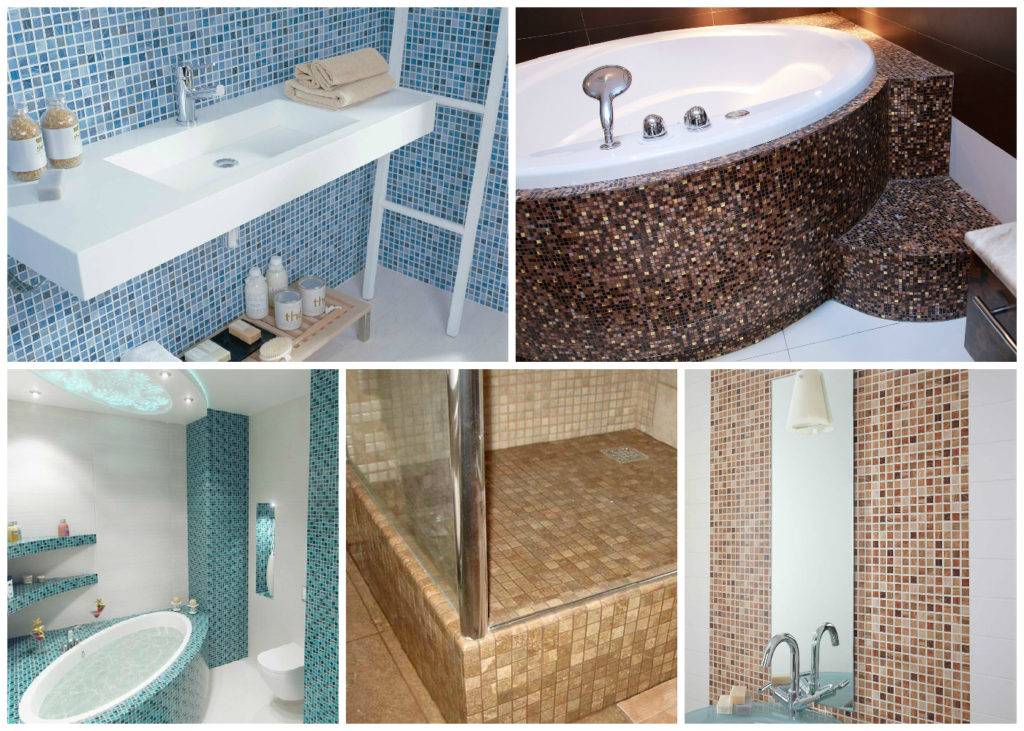Плитка мозаика для ванной: виды и технология укладки | ремонт и дизайн ванной комнаты