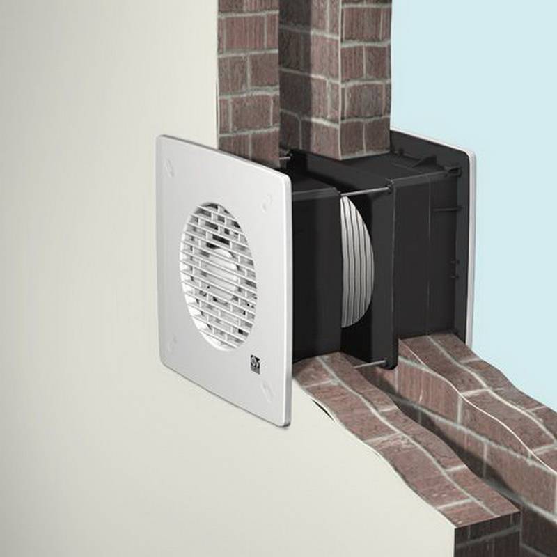 Вывод вентиляции через стену в частном доме