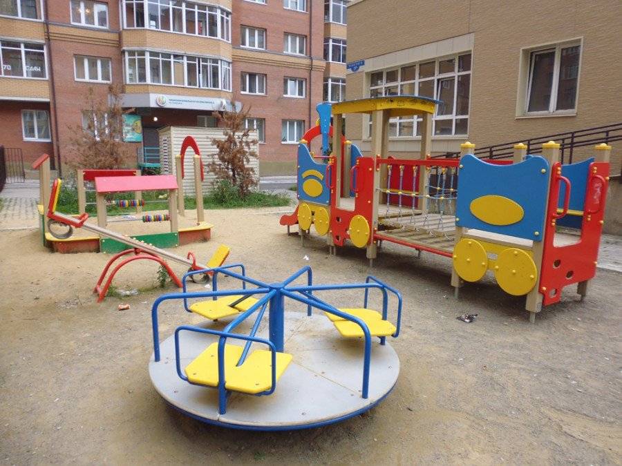 Детские площадки во дворе многоквартирного дома 2020 - кто обслуживает, содержание, ограждение, размер, правила установки