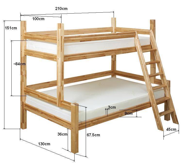 Как сделать двухъярусную кровать своими руками: варианты и пошаговые инструкции - samvsestroy.ru