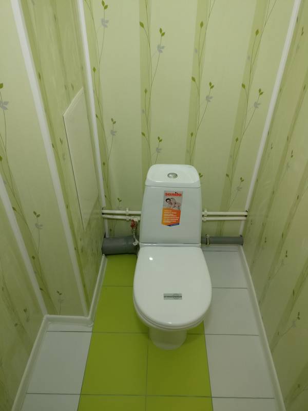 Отделка туалета пластиковыми панелями | онлайн-журнал о ремонте и дизайне