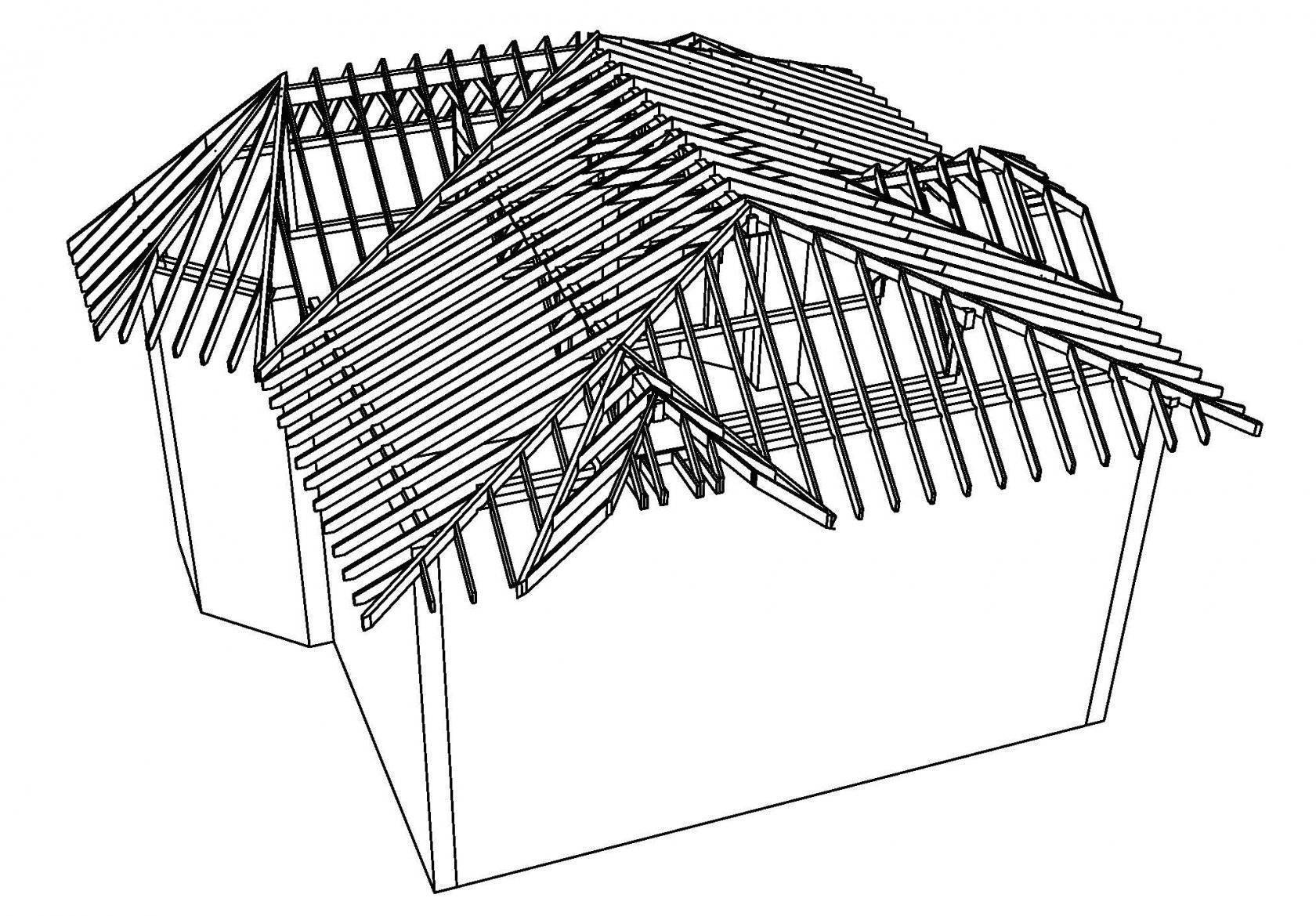 Многощипцовая крыша: устройство шаг за шагом