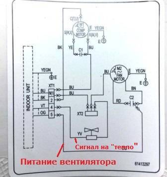 Схема подключения рдк на кондиционер