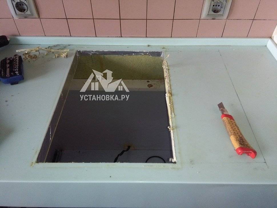 Установка варочной панели в столешницу: 5 шагов монтажа, правила и советы