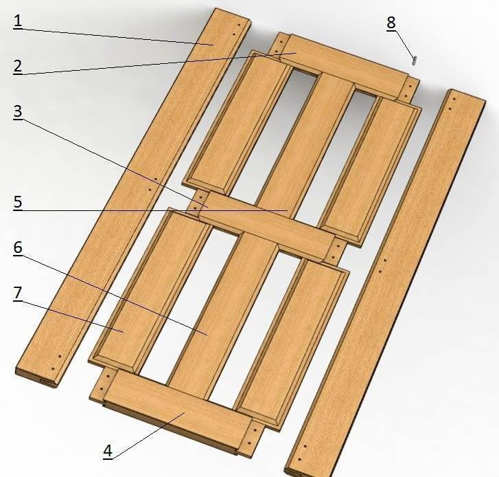 Как сделать деревянную дверь из досок своими руками