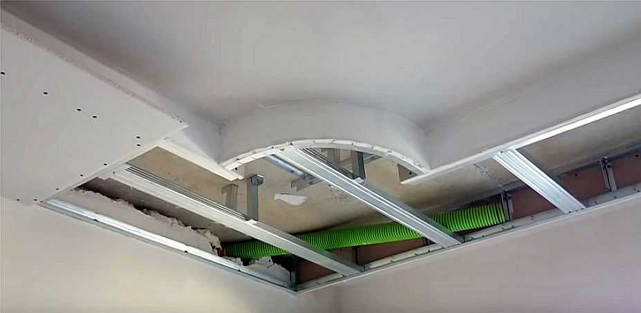 Короб из гипсокартона на потолке: плюсы и минусы, монтаж