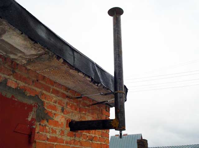 Дымоход для буржуйки своими руками: установка в деревянном доме, гараже и на даче