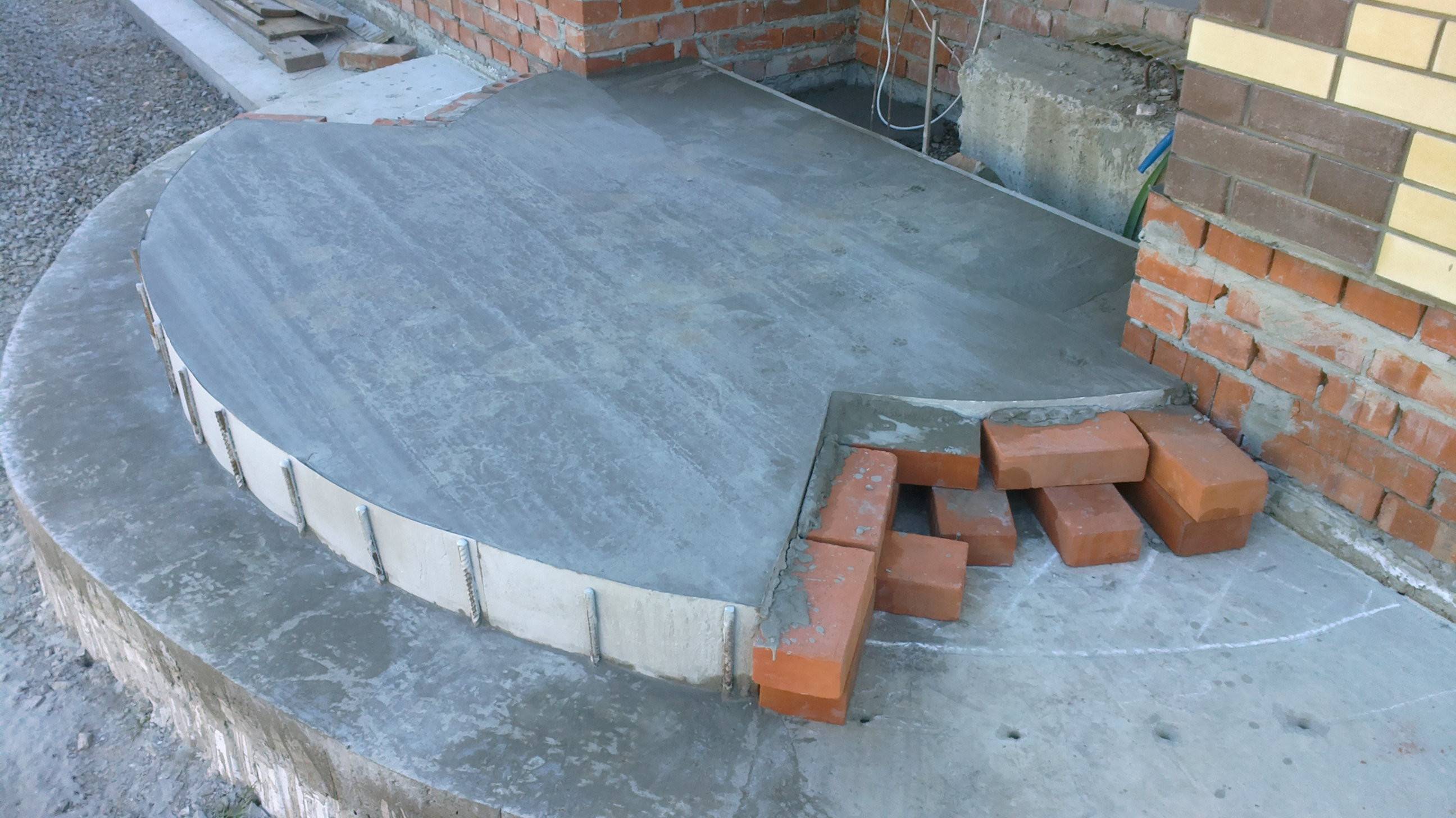 Крыльцо из бетона своими руками: пошаговая инструкция изготовления