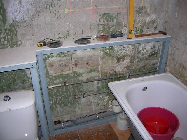 Ремонт ванной комнаты своими руками - делаем не торопясь!