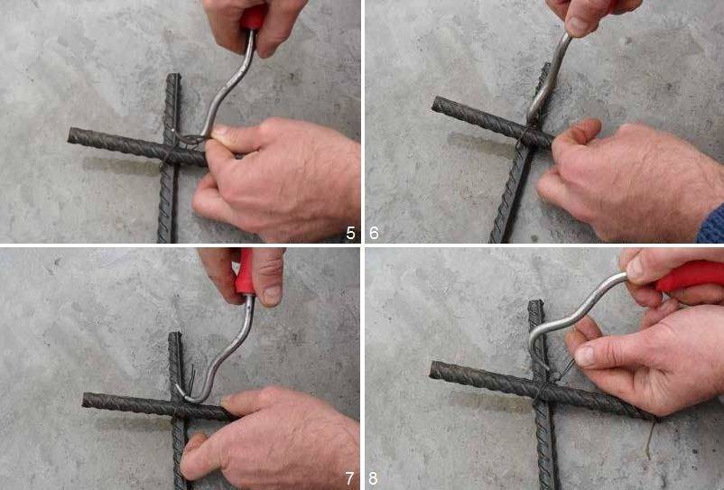 Вязка арматуры под фундамент: как сделать своими руками