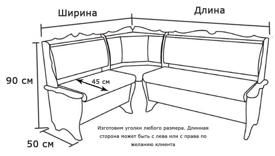 Кухонный уголок со спальным местом своими руками чертежи и схемы