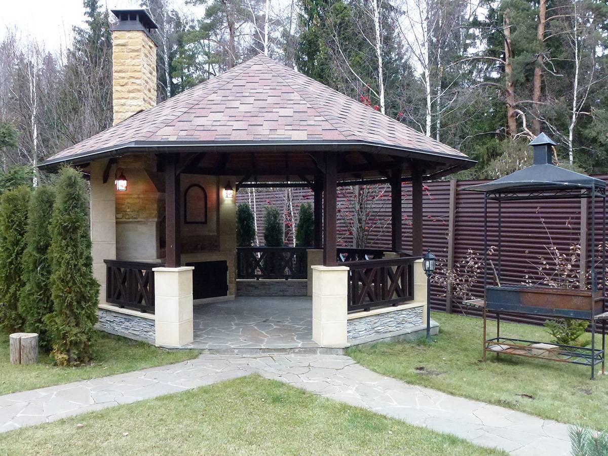 Беседка с мангалом — 140 фото хороших проектов и интересных вариантов использования мангала в беседке