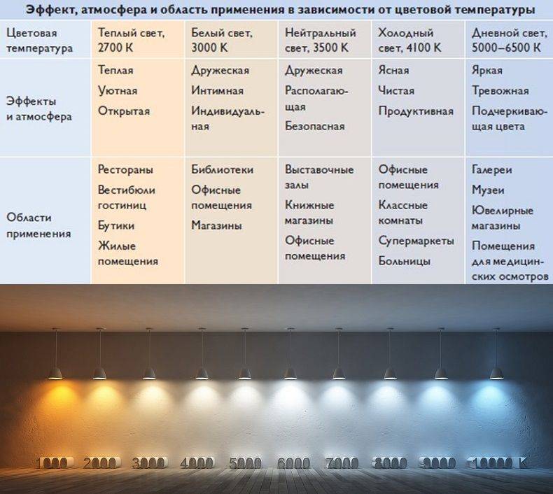 Теплый и холодный свет: в чем разница, какой лучше для глаз, маркировка ламп и особенности выбора - новости, статьи и обзоры