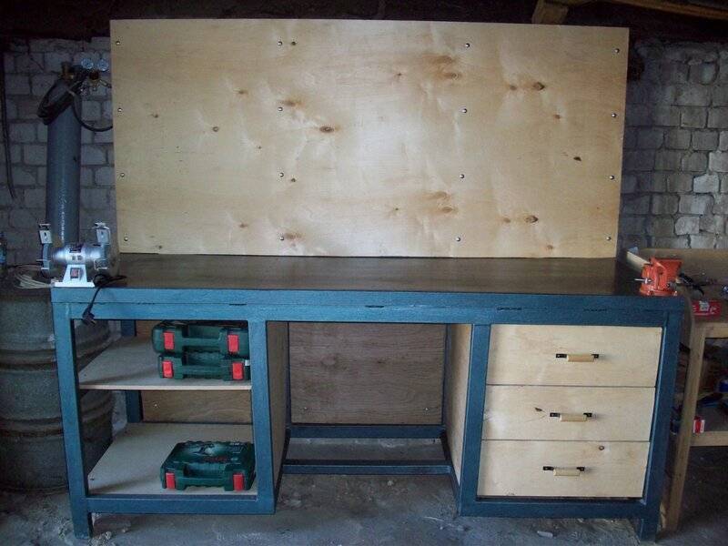 Верстак своими руками: как сделать деревянный или металлический стол для гаража