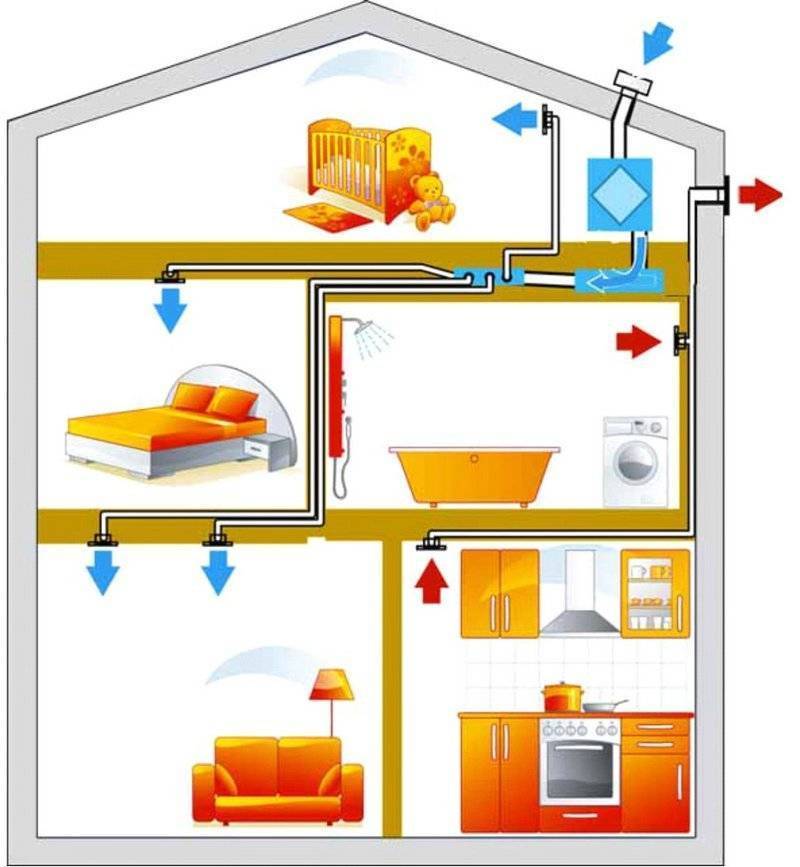 Как сделать вытяжку (вентиляцию) в частном доме