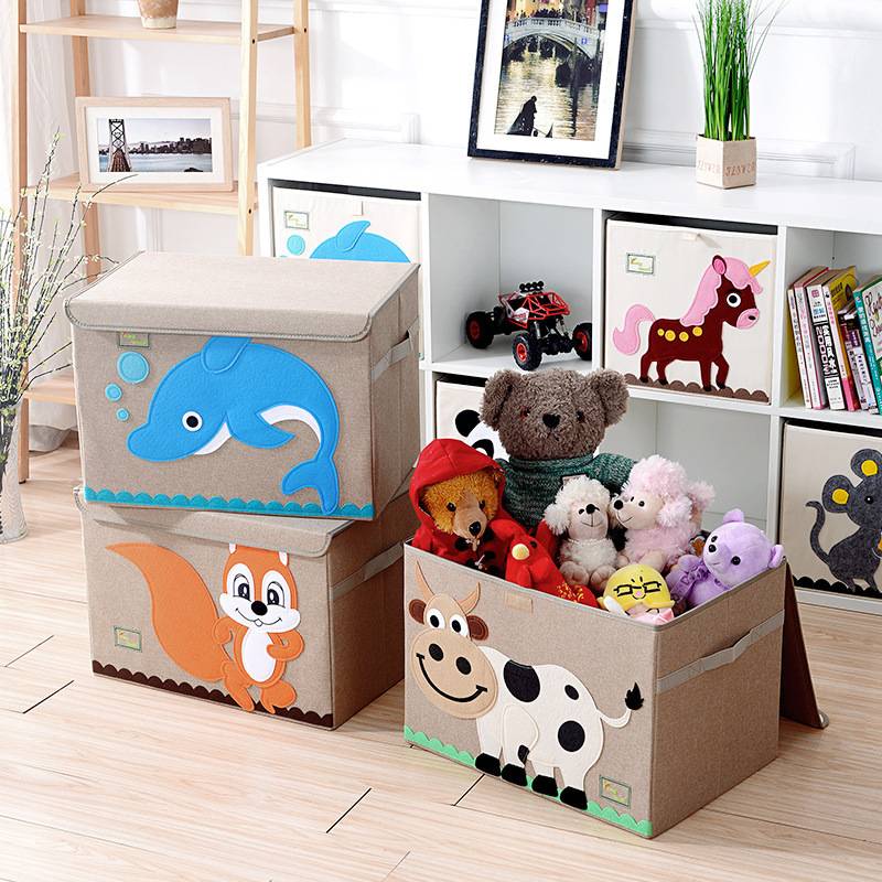 25+ идей для хранения игрушек: корзина для игрушек в интерьере детской