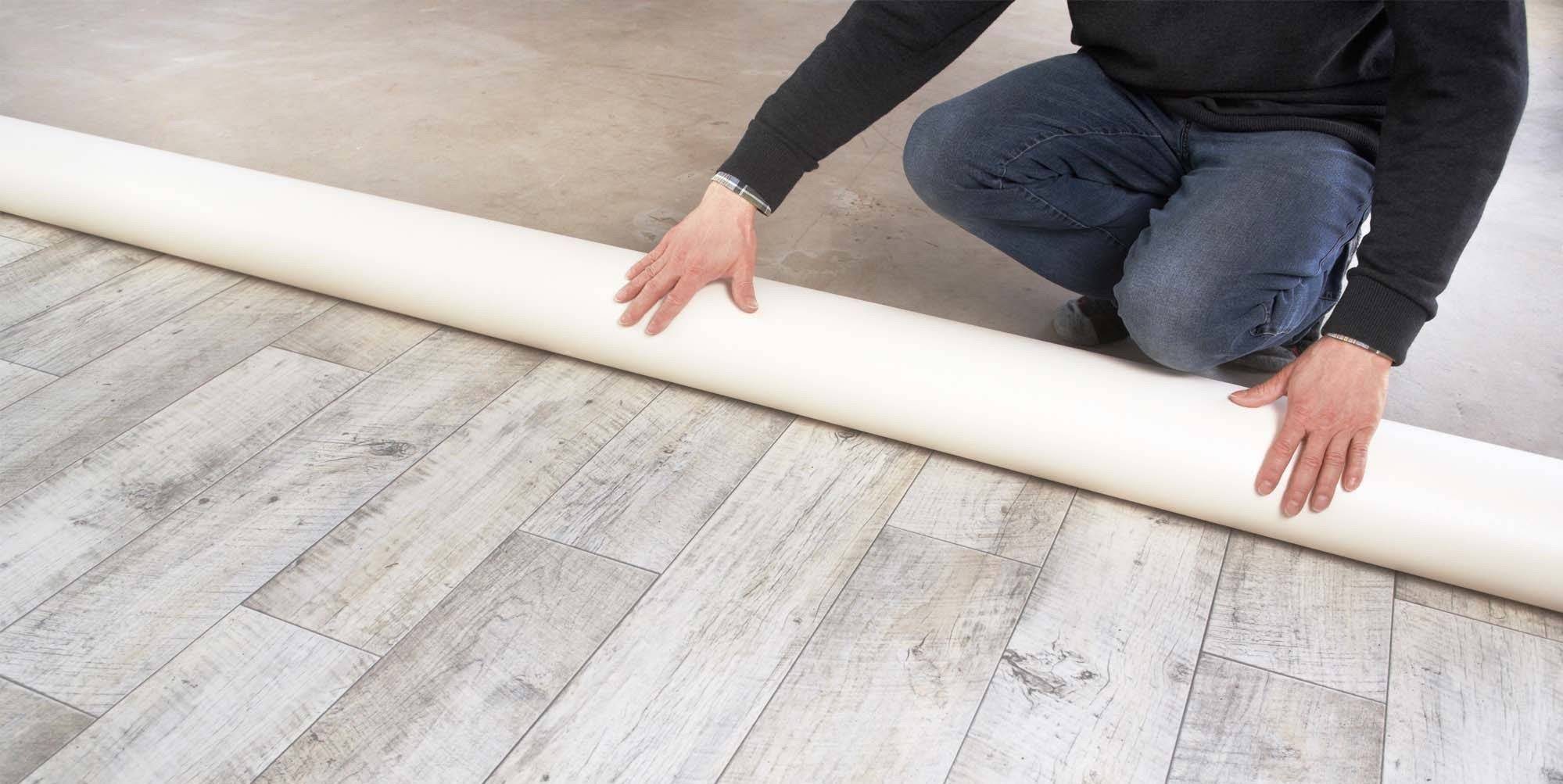 Как положить линолеум на бетонный пол с подложкой правильно: видео-инструкция по монтажу своими руками, фото