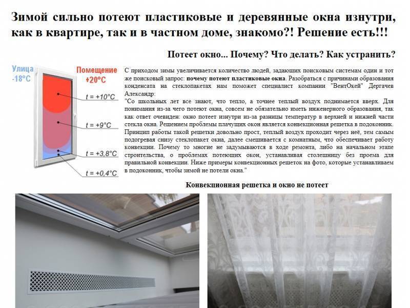Почему потеют пластиковые окна изнутри: 7 способов избавиться от запотевания