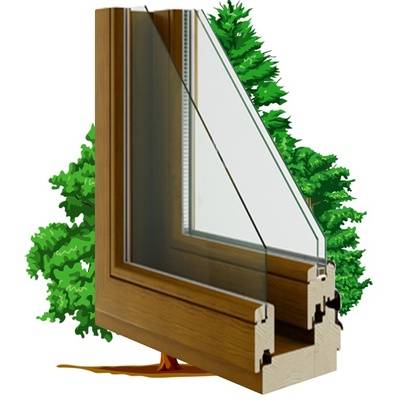 Финские деревянные окна со стеклопакетами