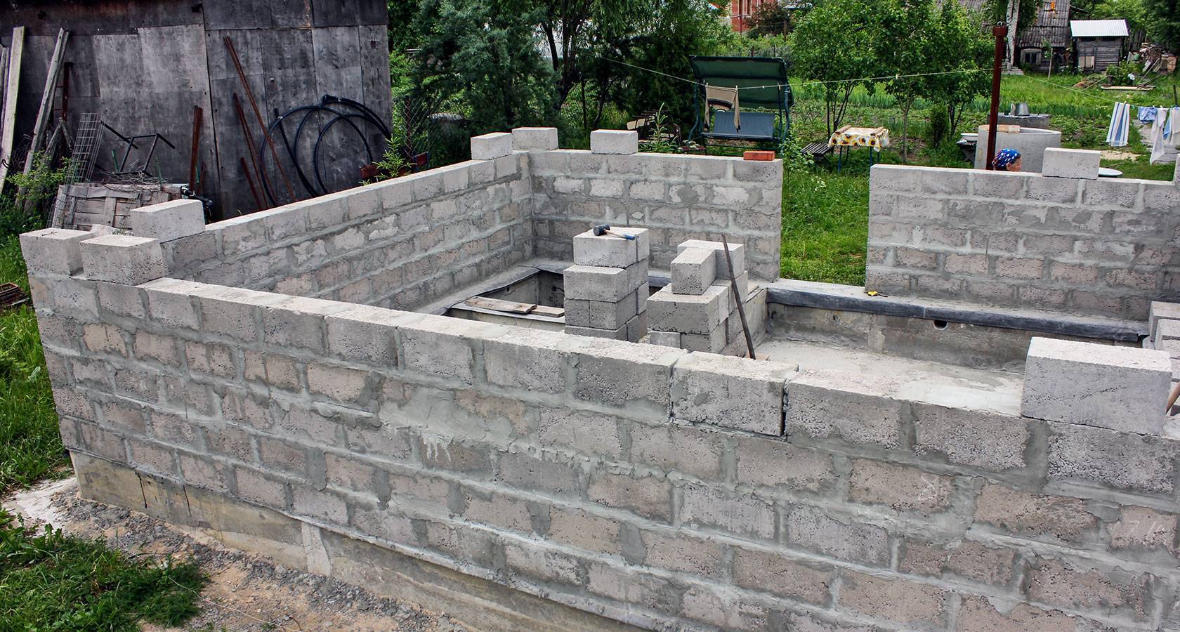 Как построить дом из шлакоблоков своими руками - блог о строительстве