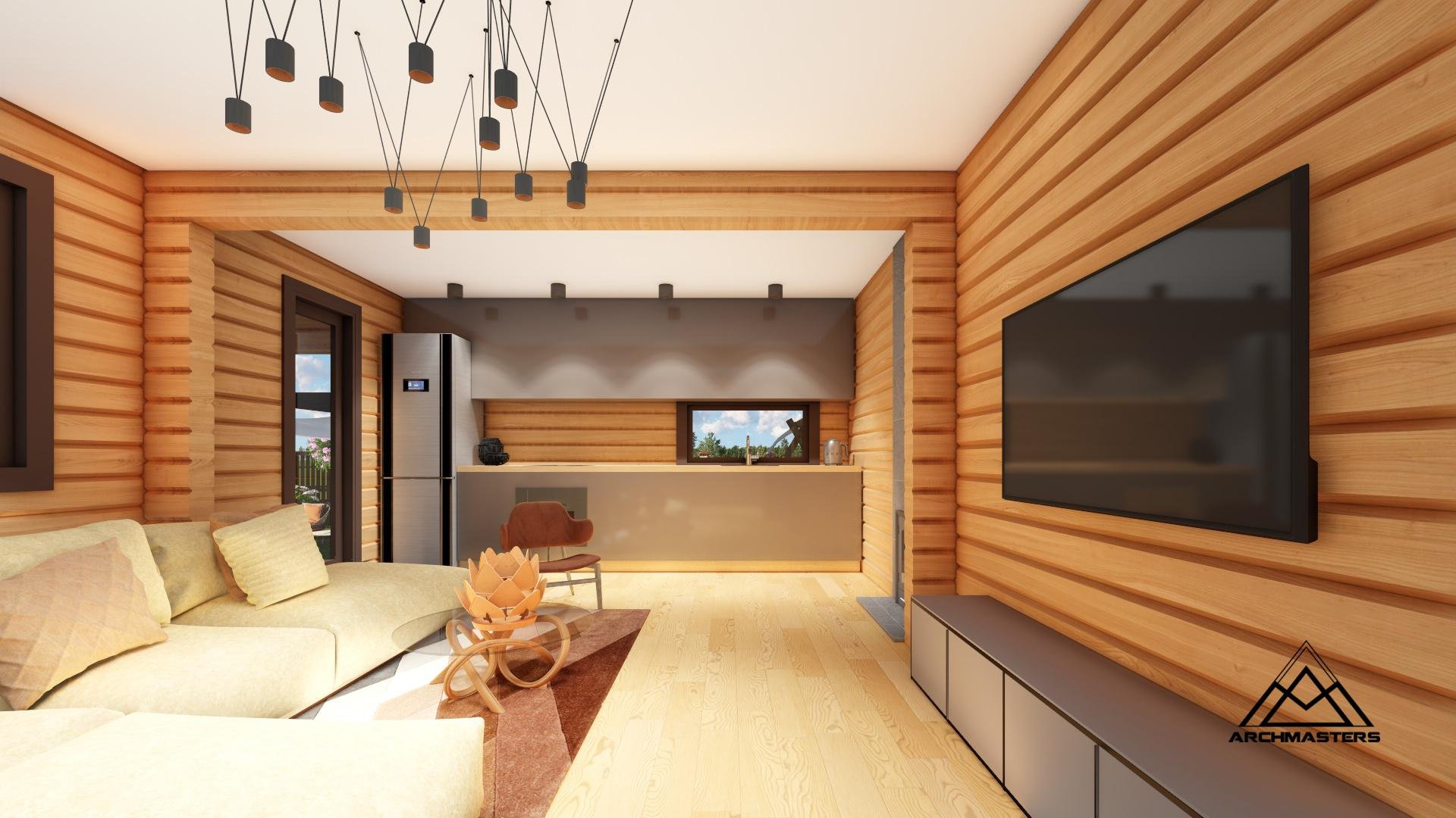 Интерьер деревянного дома: 100 фото, популярные стили, советы дизайнера