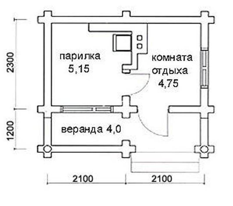 Доступная баня из пеноблоков своими руками - инструкция