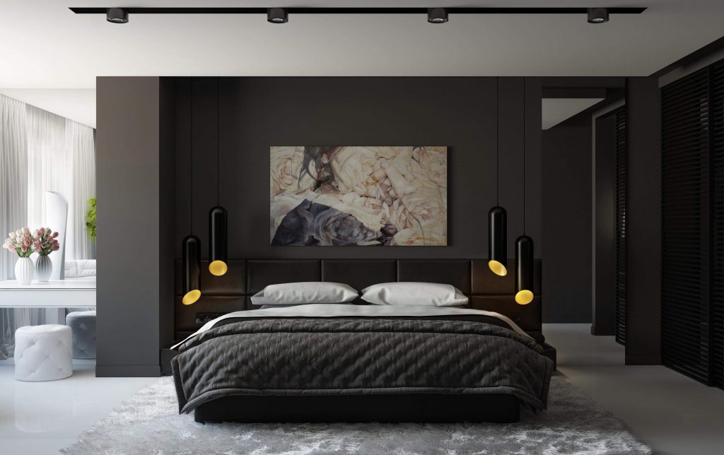 Спальня в стиле модерн: идеи создания уникального интерьера (140 фото)