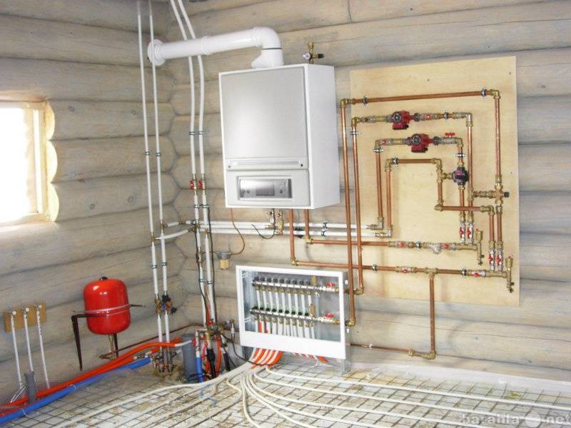 Установка газового котла в частном доме деревянного типа своими руками, как установить двухконтурный, схемы монтажа двух приборов