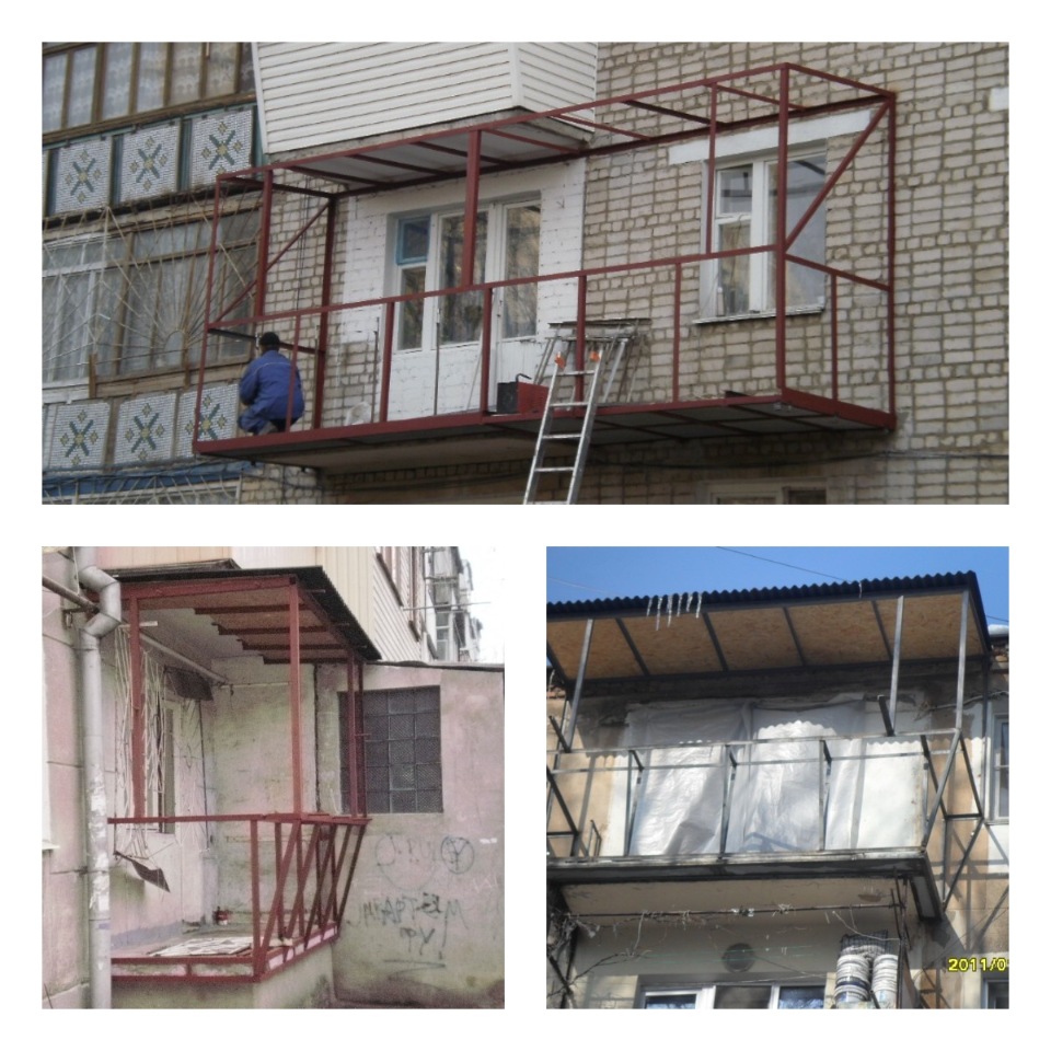 Размер балкона в «хрущевке»: способы увеличения ширины и варианты остекления