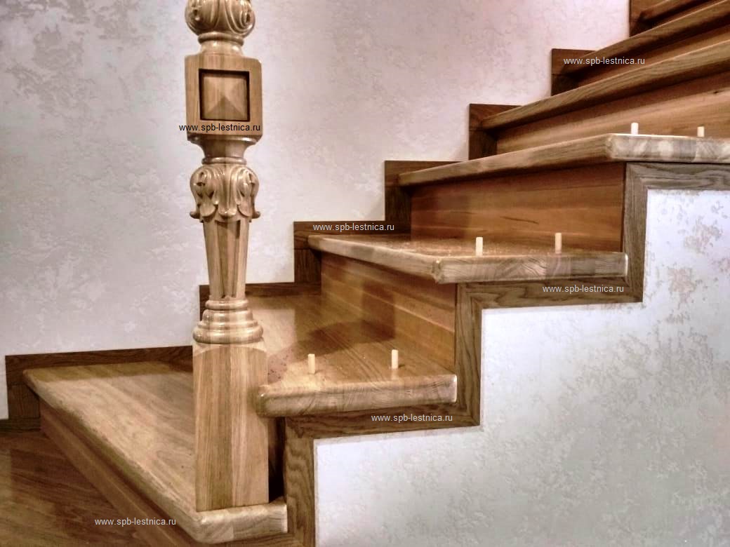 Как обшить бетонную лестницу деревом - облицовка, установка и отделка деревянными ступенями, как крепить к бетонной