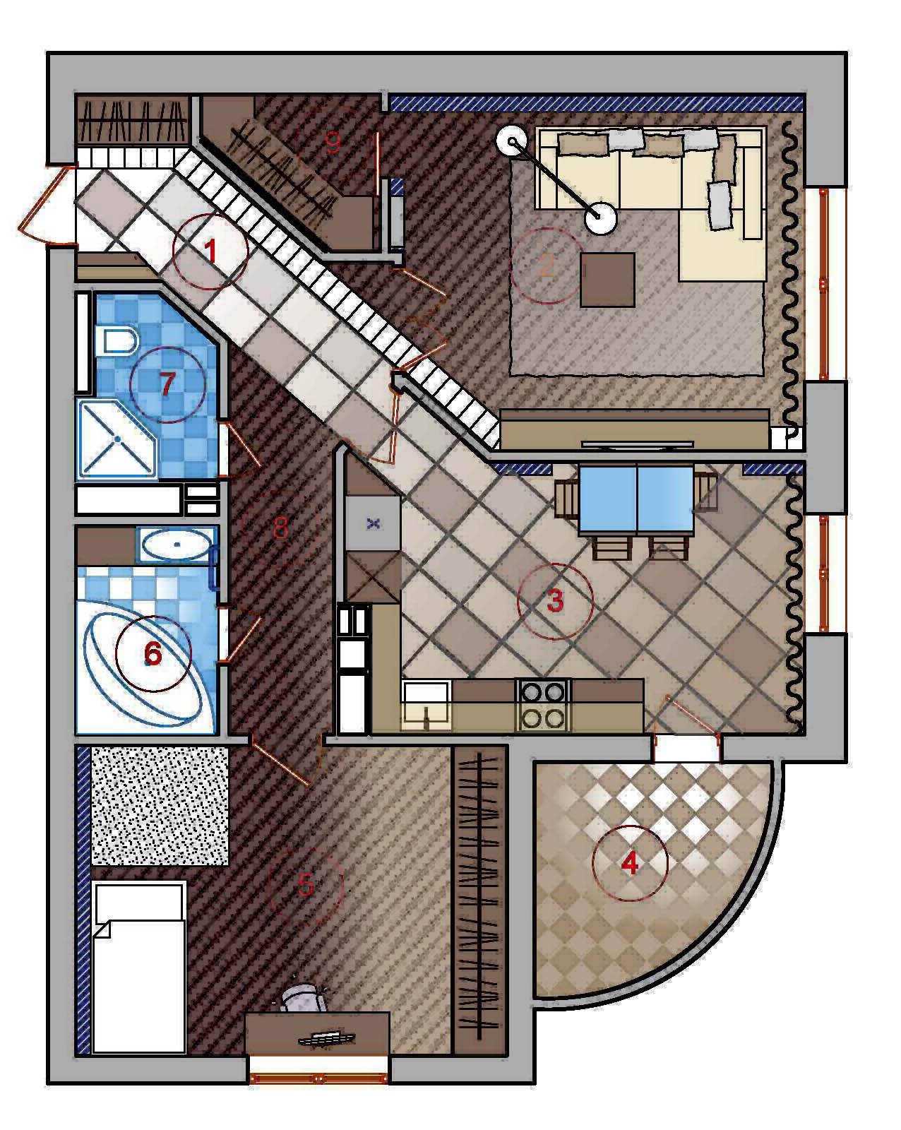 Перепланировка однокомнатной квартиры в двухкомнатную, в студию: как из однушки сделать двушку, способы, лучшие идеи и особенности реализации жилья с разными размерами (35, 40, 42 44, 52 кв. м)