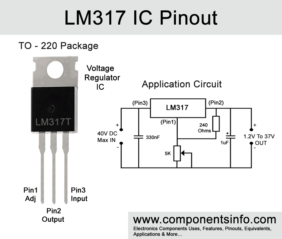 Lm317 схема стабилизатора