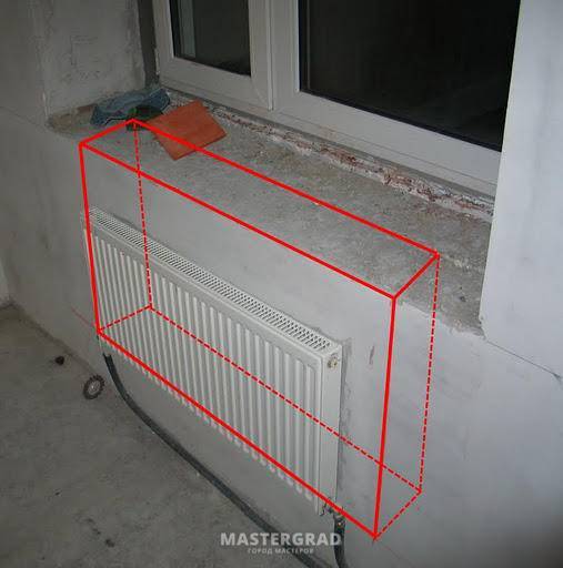 Вынос батареи на балкон: инструкция по установке радиатора