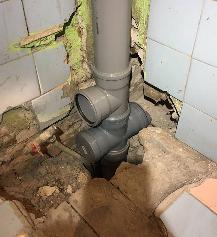 Замена канализационного стояка в квартире: ремонт и разбор стояка, как поменять стояк своими руками