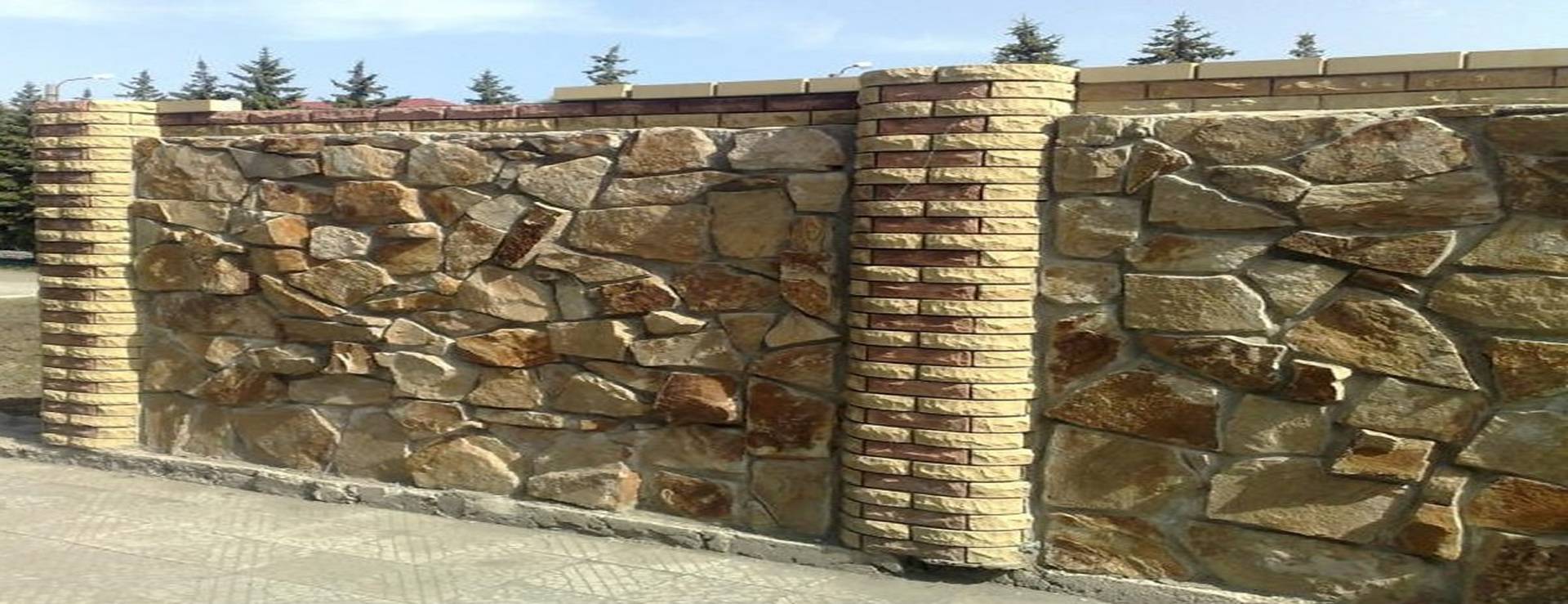 Подбор камня для строительства забора – пошаговая инструкция по установке