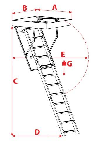 Как сделать раскладную или выдвижную лестницу на чердак своими руками