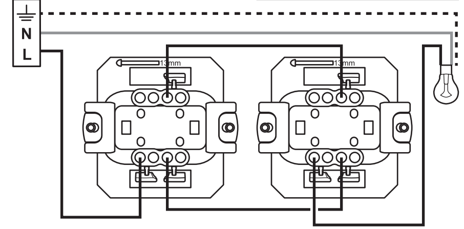 Схема переключателя проходного legrand - 83 фото