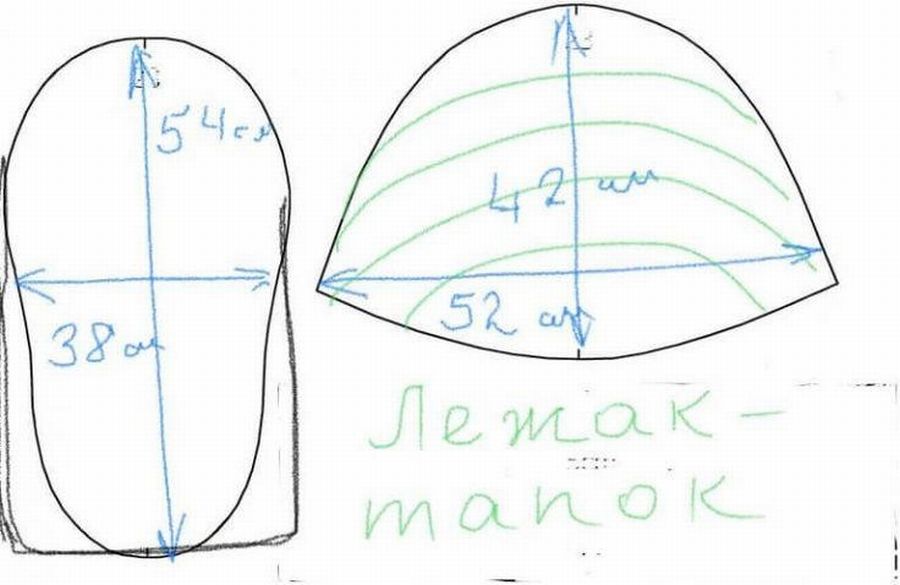 Домик из поролона для кошки своими руками чертежи с размерами